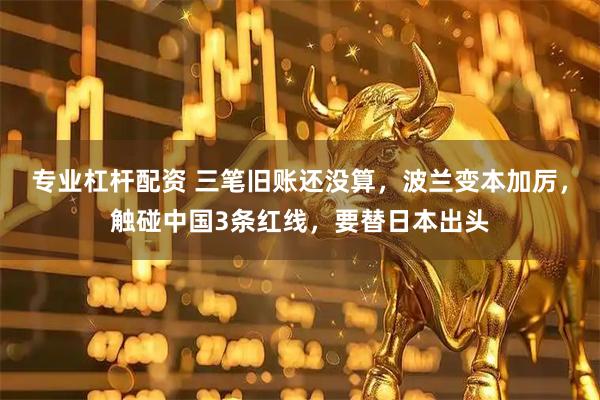 专业杠杆配资 三笔旧账还没算，波兰变本加厉，触碰中国3条红线，要替日本出头