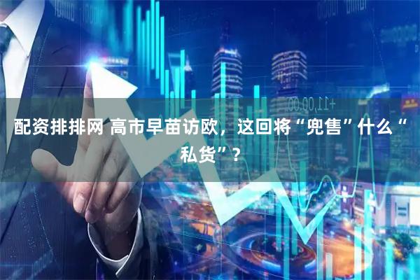 配资排排网 高市早苗访欧，这回将“兜售”什么“私货”？